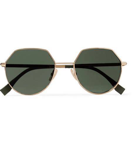 fendi 60mm rectangle sunglasses|Fendi hexagon sunglasses.